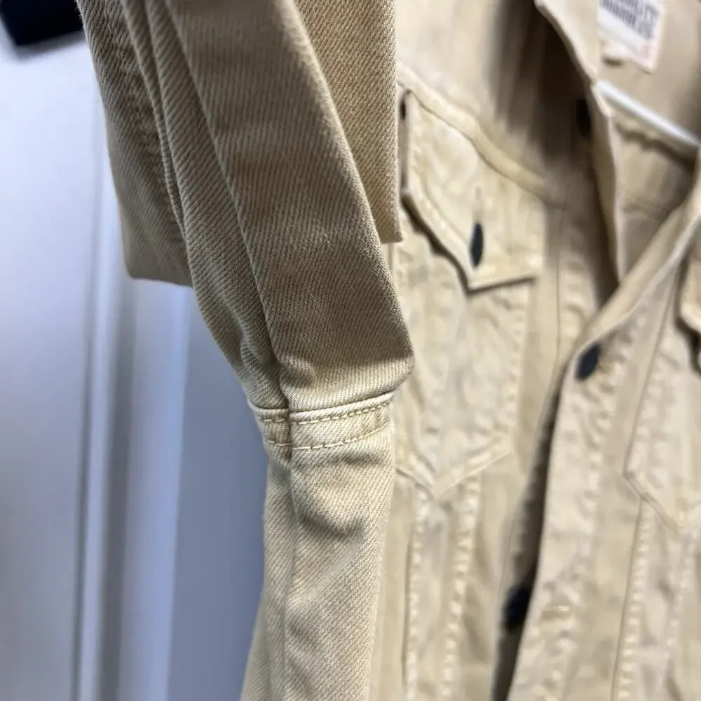 QUALITY DURABLES Jean Jacket - Size S - Y2K Streetwear Workwear INDIE NOC3831